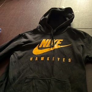 University of Iowa Nike hoodie sweatshirt.
